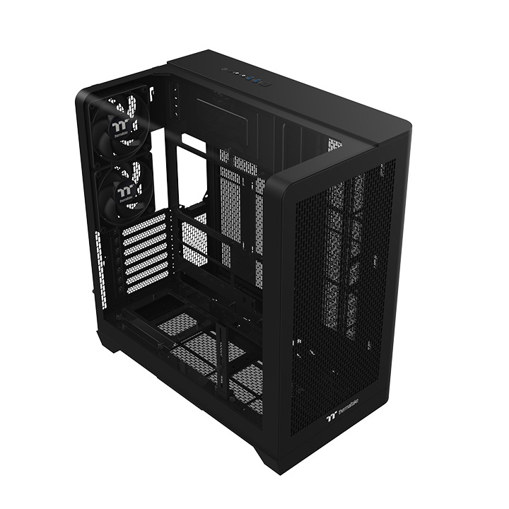 Thermaltake View 390 Air เคสดีไซน์กระจกโค้งแบบพาโนรามา รองรับเมนบอร์ดแบบซ่อนสาย และระบายความร้อนขั้นสูง 8 View 390 Air