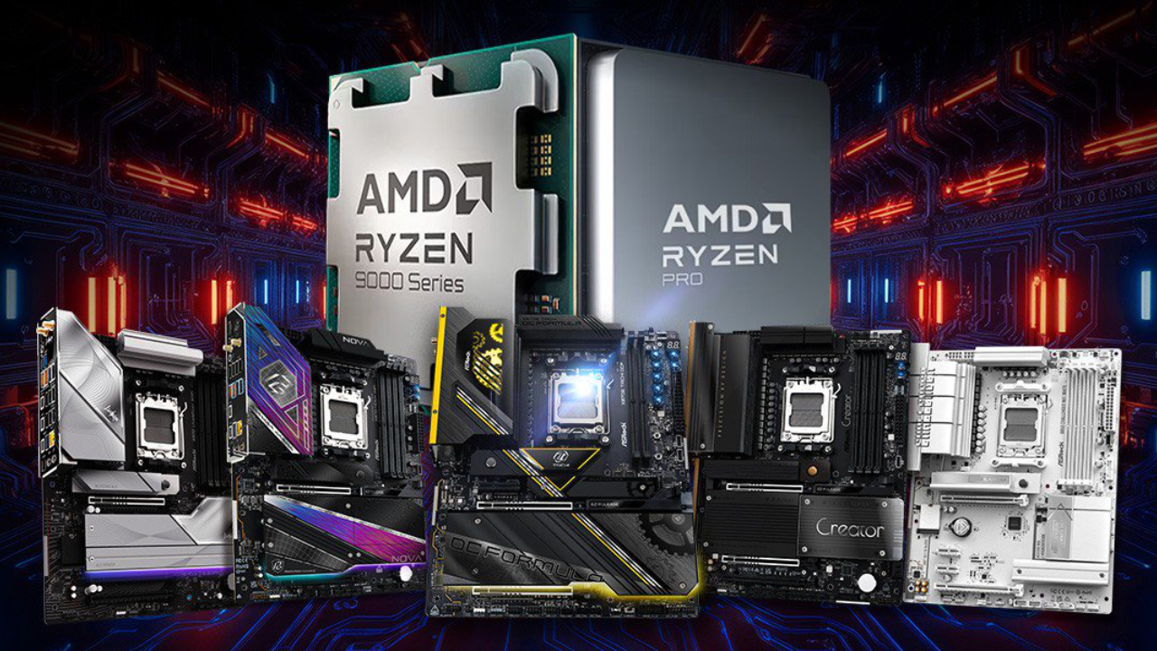 ASRock AM5 Ryzen 9000F Supports