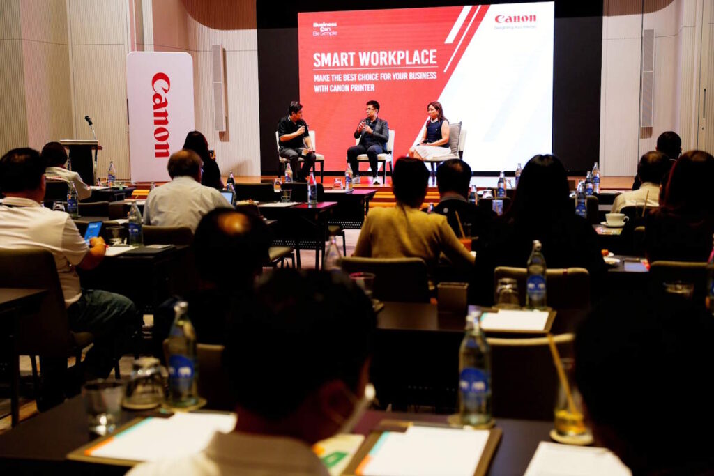 แคนนอน ชูแนวคิดทรานส์ฟอร์มธุรกิจด้วย AI จัดงานสัมมนา AI-Enabled Business Transformation ตอบโจทย์การบริหารธุรกิจเพื่อความคุ้มค่าและความยั่งยืน 4 Canon AI Enabled Business Transformation 02