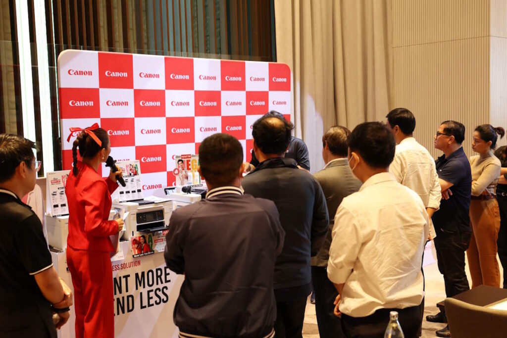 แคนนอน ชูแนวคิดทรานส์ฟอร์มธุรกิจด้วย AI จัดงานสัมมนา AI-Enabled Business Transformation ตอบโจทย์การบริหารธุรกิจเพื่อความคุ้มค่าและความยั่งยืน 3 Canon AI Enabled Business Transformation 03