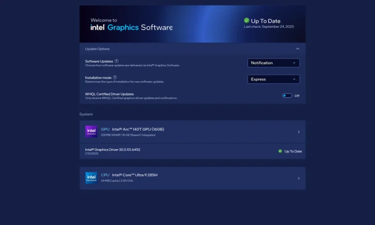 Intel Graphics Driver