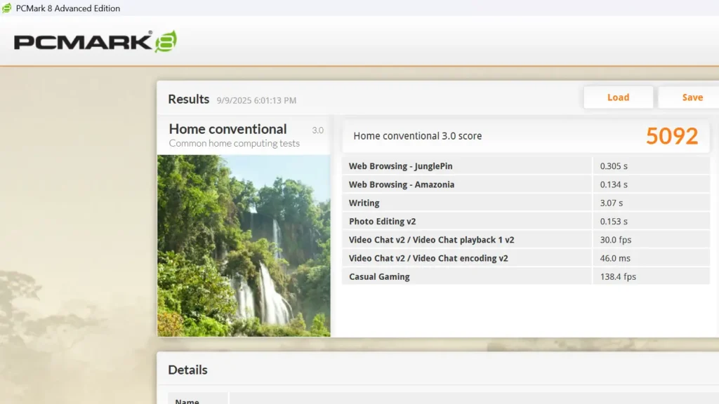 รีวิวซีพียู Intel Core Ultra 9 285H ขุมพลังสุดแกร่งของ MSI Prestige 16 AI Evo B2HMG 16 PCMark8 Home
