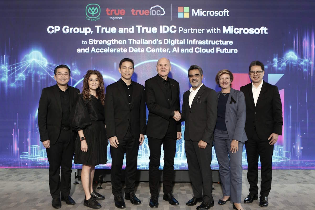 “เครือซีพี – ทรู – ทรู ไอดีซี” ผนึกกำลังไมโครซอฟท์ ประกาศความร่วมมือเชิงกลยุทธ์ครั้งสำคัญ ขับเคลื่อนประเทศไทยสู่อนาคตแห่ง AI และคลาวด์ 1 269 2