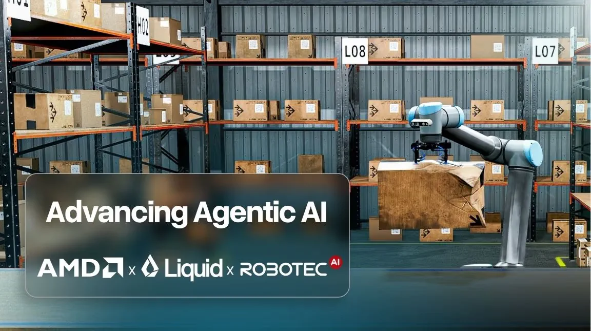 Robotec.ai ผนึกกำลัง Liquid AI และ AMD สร้างมาตรฐานใหม่! เปิดตัว "หุ่นยนต์คลังสินค้าไร้คนขับ" ที่ขับเคลื่อนด้วย Agentic AI และชิป AMD Ryzen AI โดยเฉพาะ 1 AMD Agentic AI