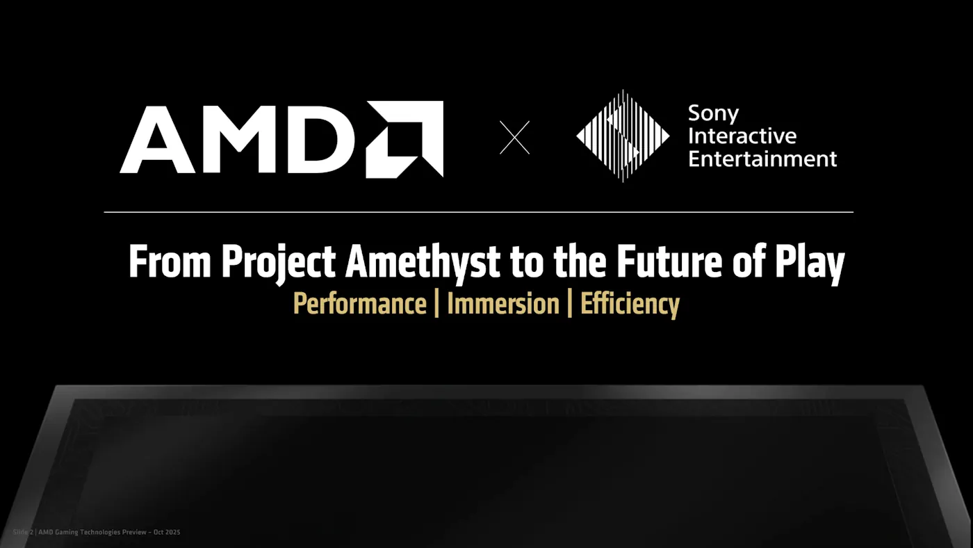 AMD x Sony Next Gen Gaming Preview