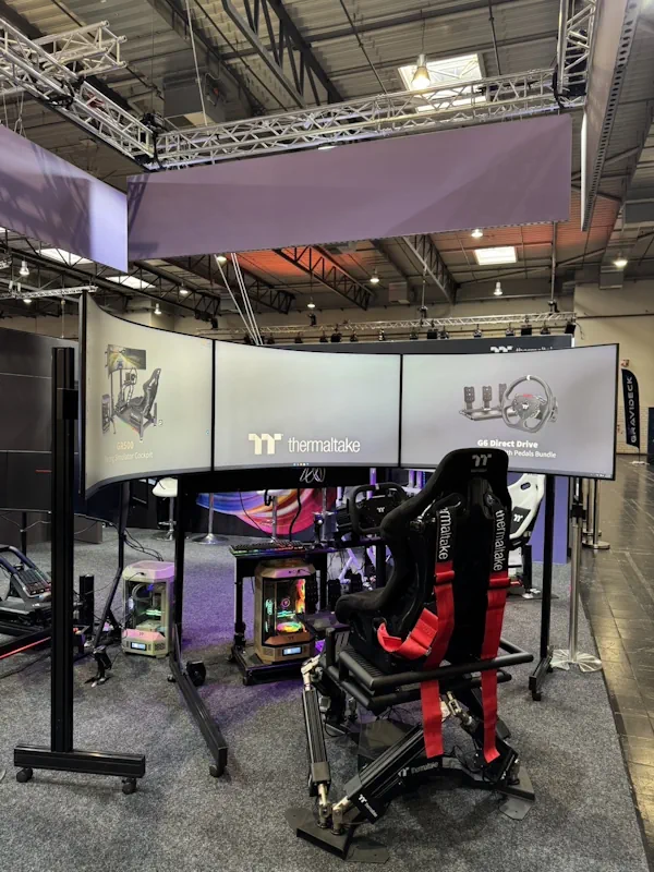 Thermaltake เข้าร่วมงาน SimRacing Expo 2025 ที่จัดแสดงระบบจำลองการแข่งรถ, การบิน, อีสปอร์ต และอุปกรณ์การเล่นเกมอีกมากมาย 3 Image 7