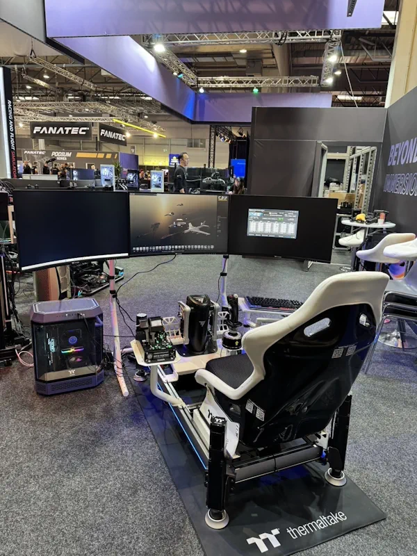 Thermaltake เข้าร่วมงาน SimRacing Expo 2025 ที่จัดแสดงระบบจำลองการแข่งรถ, การบิน, อีสปอร์ต และอุปกรณ์การเล่นเกมอีกมากมาย 4 Image 8