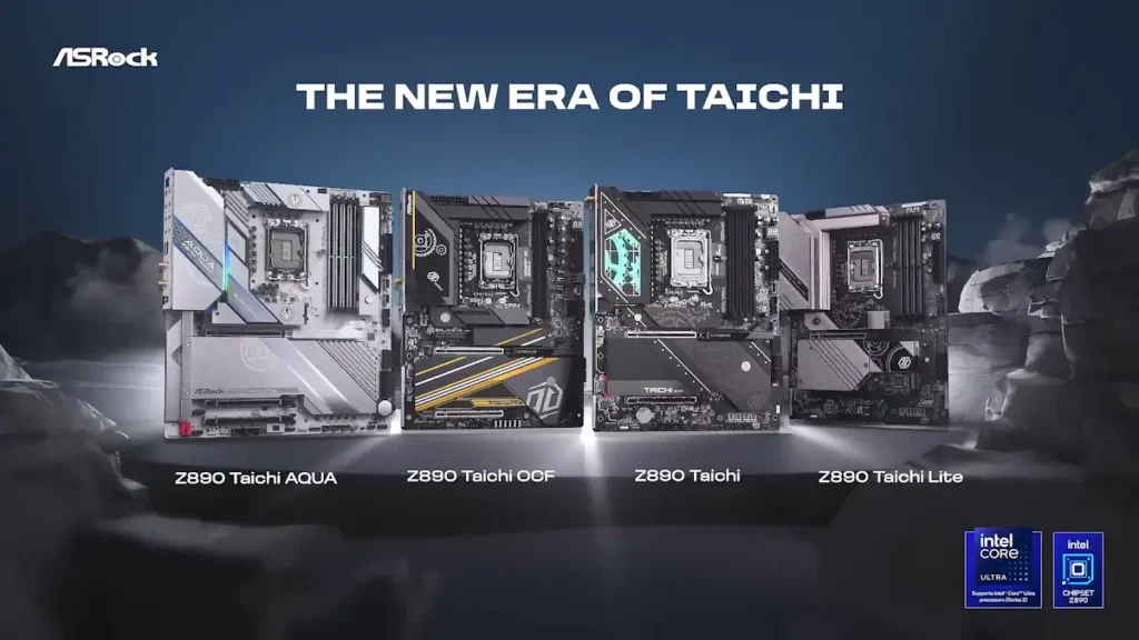 คู่มือเลือกซื้อเมนบอร์ด ASRock ซีรีส์ต่าง ๆ (Taichi, Creator, Phantom Gaming, Steel Legend, Livemixer, Challenger, Pro และ X Series) 9 Taichi Mobo