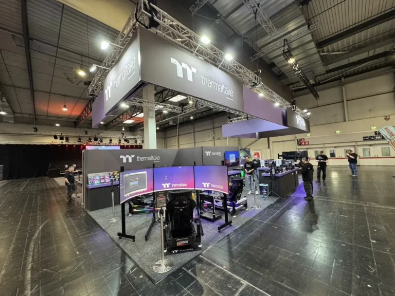 Thermaltake เข้าร่วมงาน SimRacing Expo 2025 ที่จัดแสดงระบบจำลองการแข่งรถ, การบิน, อีสปอร์ต และอุปกรณ์การเล่นเกมอีกมากมาย