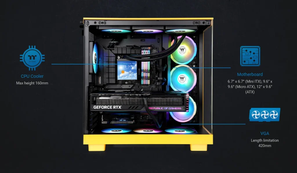 พรีวิว: Thermaltake View 380 XL เคสแห่งอนาคตที่ซ่อนสายเนียนกริ๊บ ระบายความร้อนสุดขั้ว! 3 View 380 XL Hardware Supports