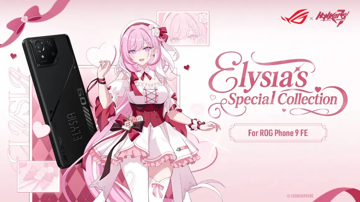 ROG ร่วมกับ Honkai Impact เปิดตัวเกมมิ่งโฟนชุดคอลเลกชันพิเศษ ROG Phone 9 FE x Honkai Impact 3rd Elysia’s Special Collection ในราคา 25,990 บาท และมีวางขายในไทยเพียง 100 ชุดเท่านั้น! 1 image001