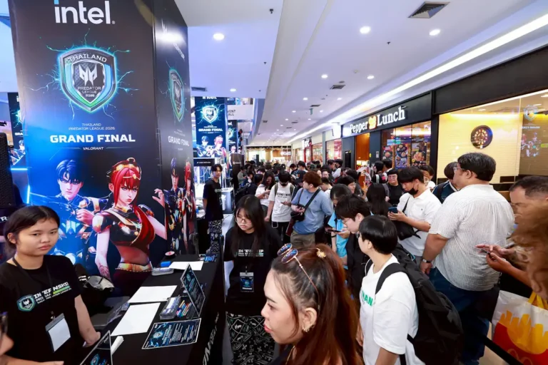 เอเซอร์ – อินเทล จัดศึกชี้ชะตา “Thailand Predator League 2026” รอบสุดท้าย ทีม FULL SENSE คว้าแชมป์ประเทศไทย ได้สิทธิ์เป็นตัวแทน ลุยศึก Asia Pacific Predator League 2026 ที่อินเดีย ชิงเงินรางวัลรวมกว่า 14 ล้านบาท