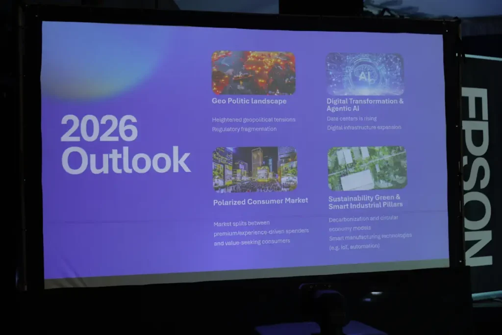 Epson ฝ่ามรสุมเศรษฐกิจปี 68 ชูทัพ B2B แกร่งเกินคาด ตั้งเป้าปี 69 โตต่อด้วยกลยุทธ์ "Customer Value First" 3 IAN4011 opq3015887401