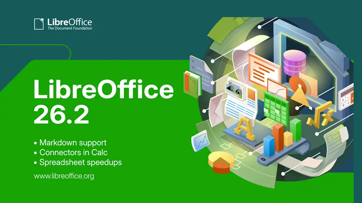 ชุดโปรแกรมสำนักงานฟรี LibreOffice 26.2 อัปเดตล่าสุด ทำงานเร็วขึ้น ดูดีขึ้น รองรับภาษาไทยใช้งานสะดวก