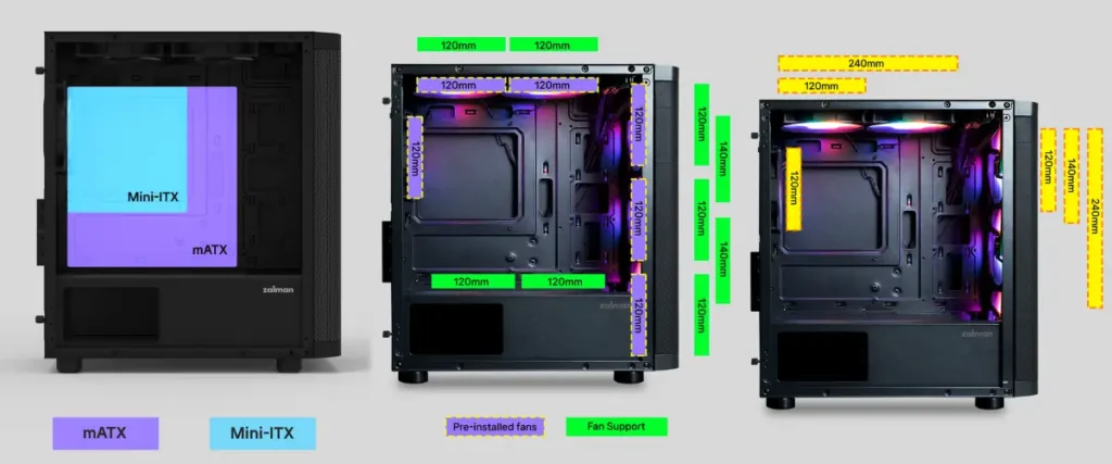 ZALMAN CASE CHRONIX 6