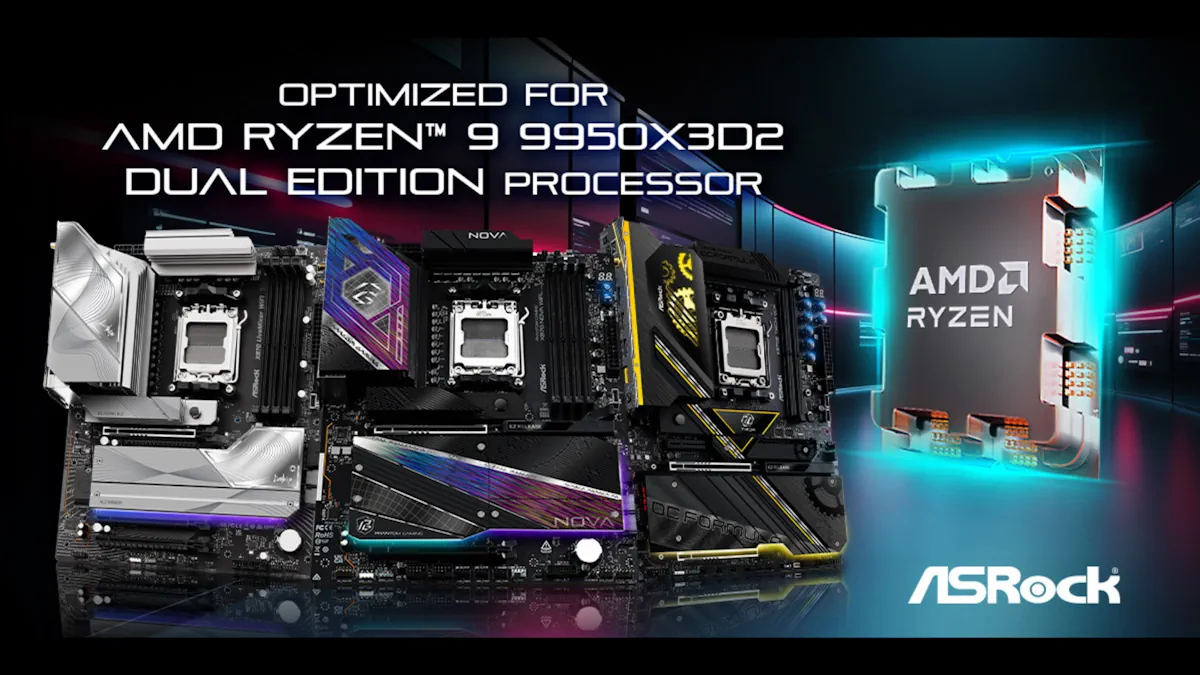 ASRock Support AMD Ryzen 9 9950X3D2