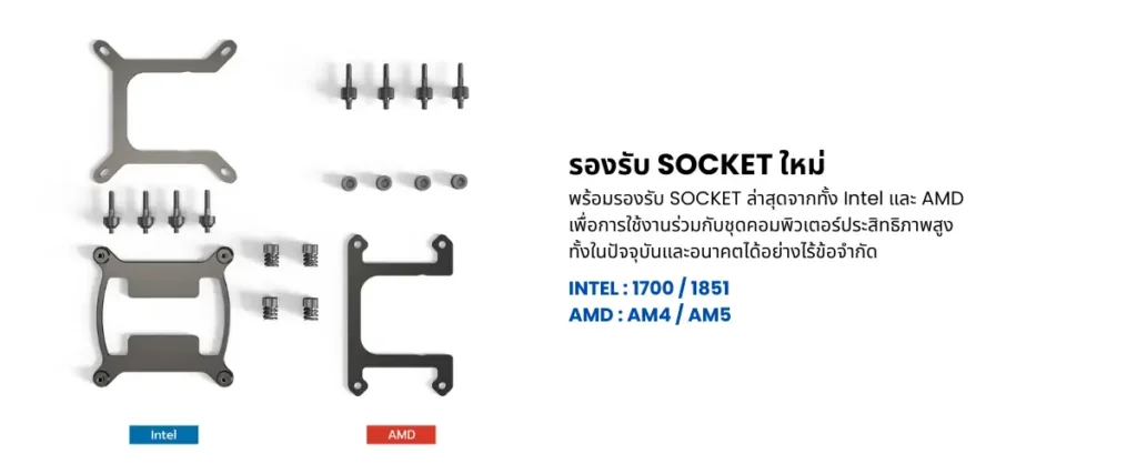Ascenti วางจำหน่ายชุดระบายความร้อนด้วยน้ำ MONTECH LIGHTFLOW ARGB 360 และ 240 มอบประสิทธิภาพความเย็นแบบสุดคุ้ม พร้อมรับประกัน 6 ปี 6 Montech LightFlow 6
