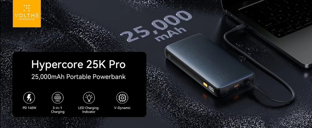 Ascenti เปิดตัว VOLTME Hypercore Series! ครบไลน์อัพแห่งการชาร์จ พาวเวอร์แบงค์มาตรฐานสากล ชาร์จเร็ว แรง ล้ำสมัย ตอบโจทย์ชาร์จไวทันใจในทุกจังหวะชีวิต 8 VOLTME HYPERCORE POWER BANK 6