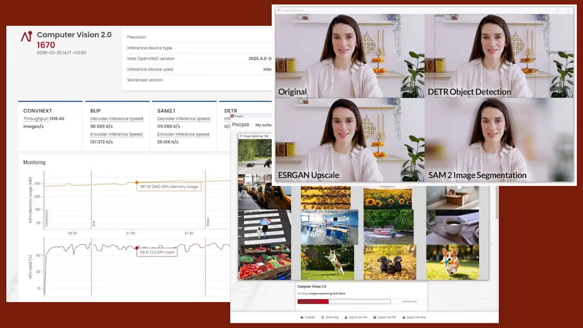 Procyon® AI Computer Vision Benchmark 2.0 เครื่องมือทดสอบประสิทธิภาพฮาร์ดแวร์ยุคใหม่สำหรับงาน AI 1 Procyon AI Computer Vision Benchmark 2.0