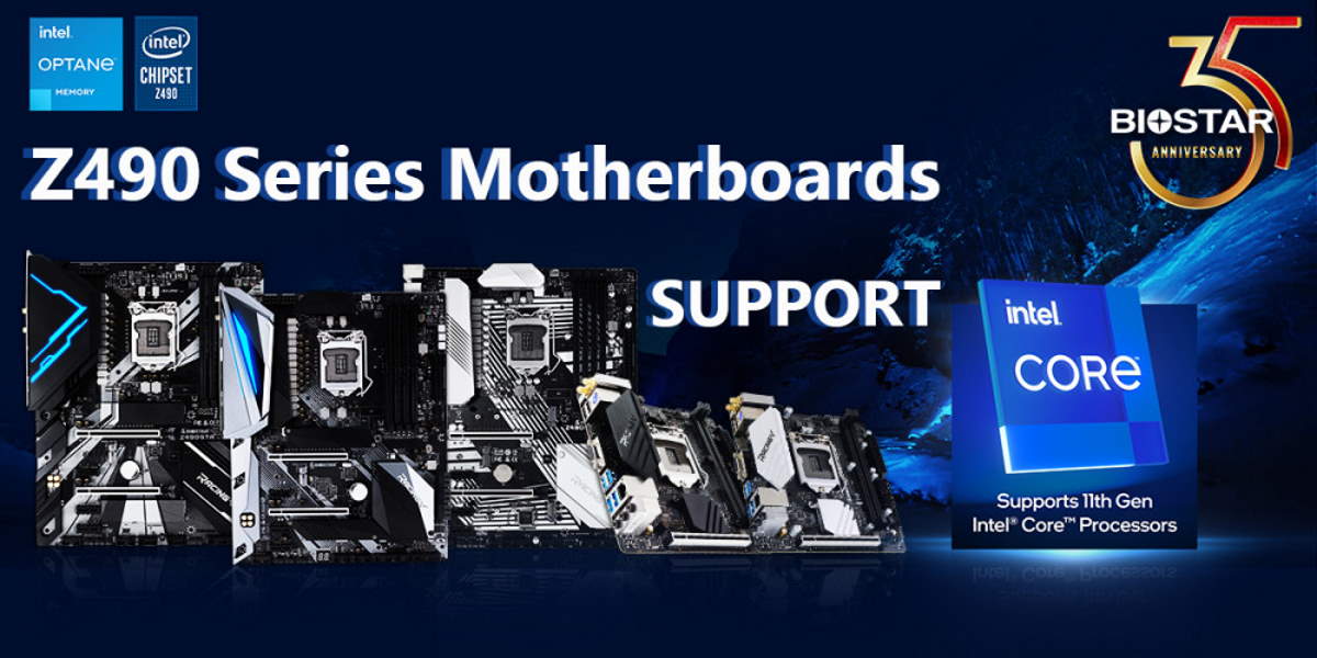 BIOSTAR Z490 Series support Inte