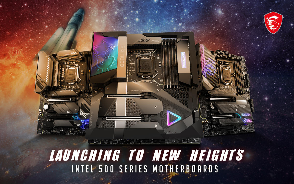 MSI intel 500 series motherboard