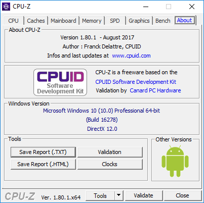 CPU Z 181 08