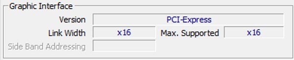 CPU-Z โปรแกรมตรวจสอบซีพียู มีแล้ว ดูยังไง ตอนที่ 3 – เมนบอร์ดและชิปเซต 5 CPU Z Graphics Interface