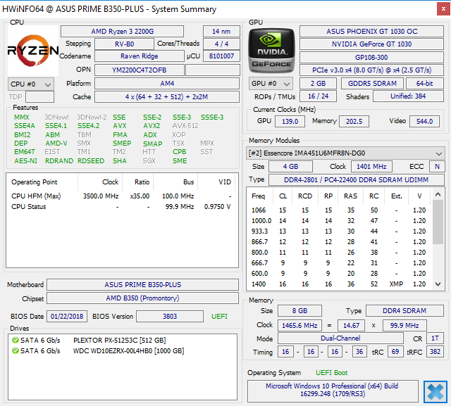 Ryzen 3 2200G