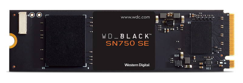 Product front WD BLACK SN750 NVMe SSD LR