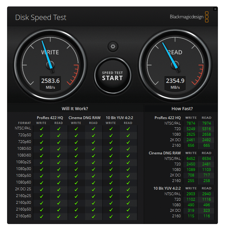 DiskSpeedTest 5GB