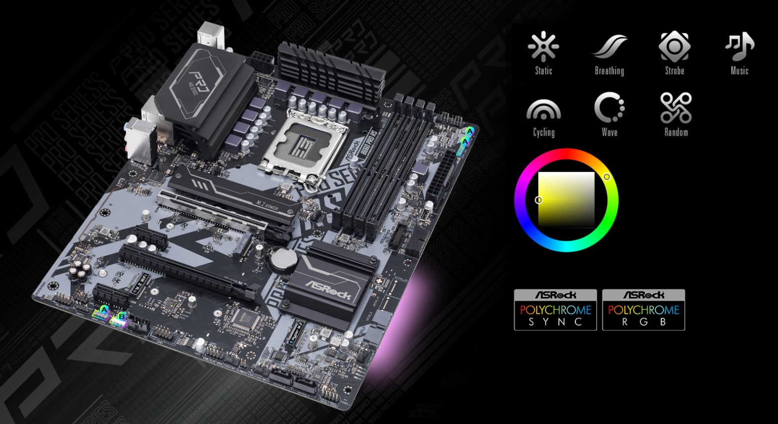 3 ASRock B660M Pro RS Polychrome