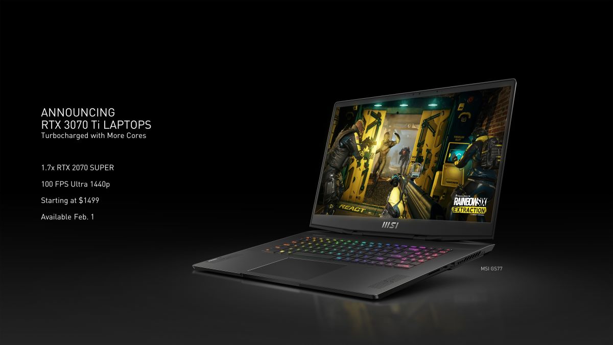 nvidia 3070 Ti notebook