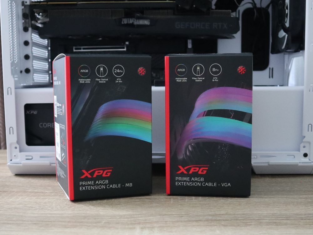XPG Gaming PC Build ประกอบเกมมิ่งพีซีด้วยอุปกรณ์จาก XPG 11 XPG Cable ARGB