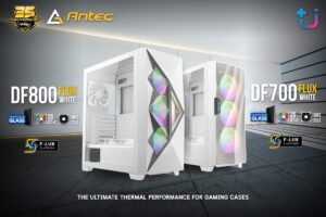 Antec ฉลองครบรอบ 35 ปี เปิดตัวเคสสีพิเศษ DF800 FLUX WHITE และ DF700 FLUX WHITE ที่ให้การระบายความร้อนที่ดีเยี่ยม