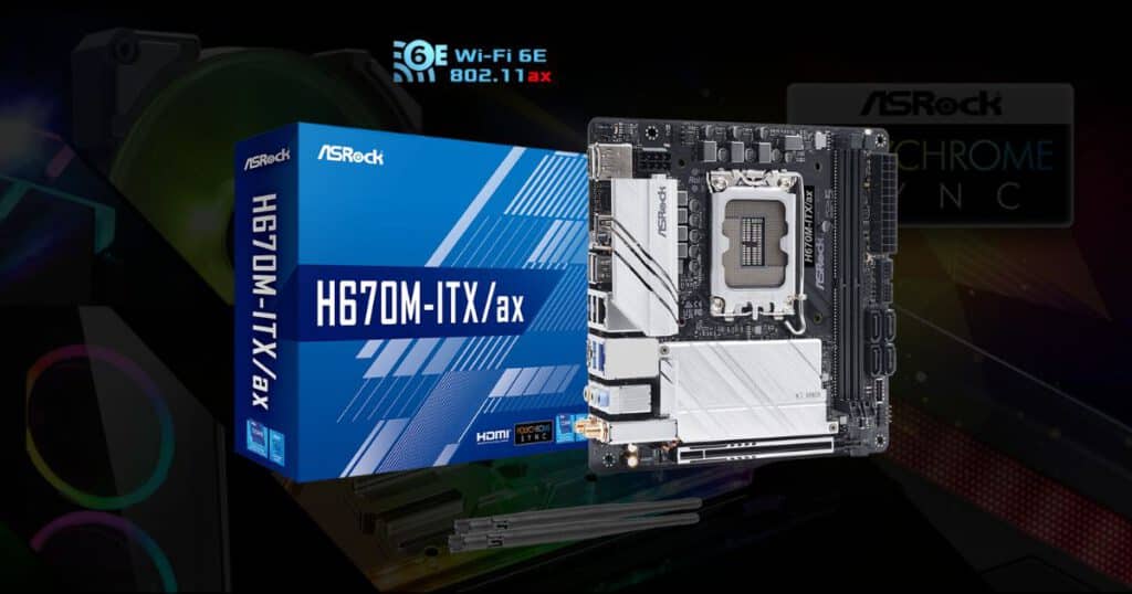 ASROCK H670M ITXax cover