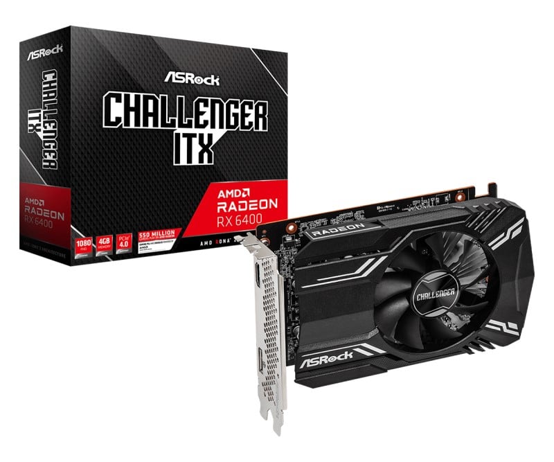 ASRock RX 6400 Challenger ITX 4GB