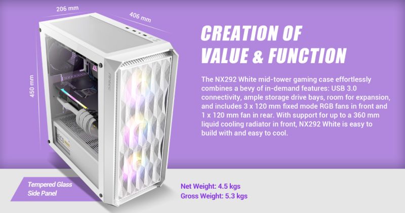 Antec Nx292 White ประกอบ1