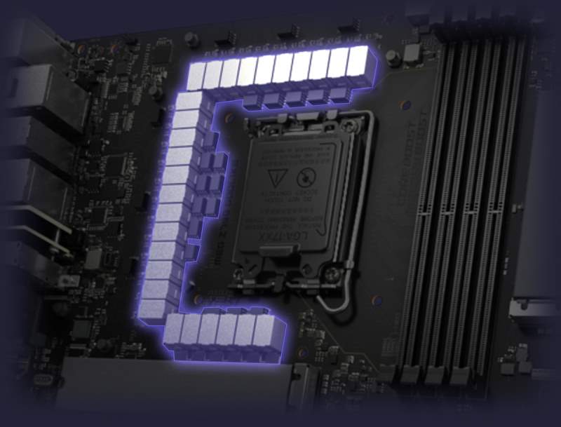 เมนบอร์ด MSI Z790 และโปรเซสเซอร์ Intel® Core™ เจนเนอเรชั่น 13 มาถึงแล้ว! 3 msi intel 700 premium power desgin