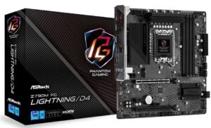 ASRock Z790M PG LIGHTNING/D4 เสริมฟังก์ชันการใช้งานสำหรับเกมเมอร์อย่างรอบด้าน