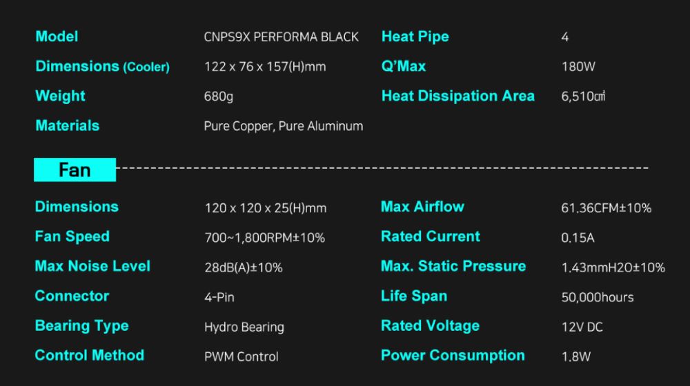 Zalman CNPS9X Black 11