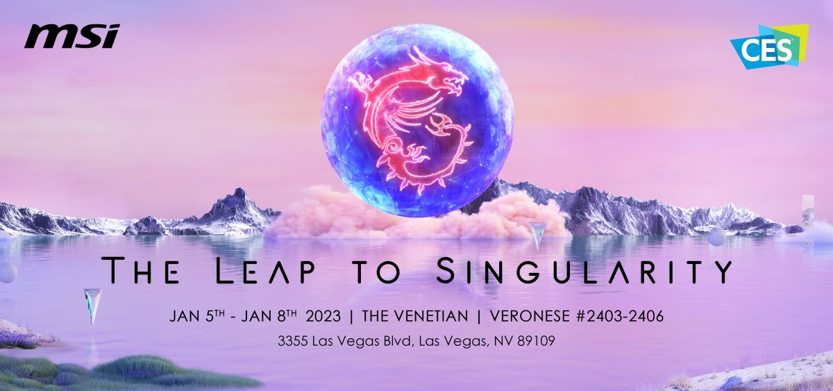 MSI X CES 2023 Banner