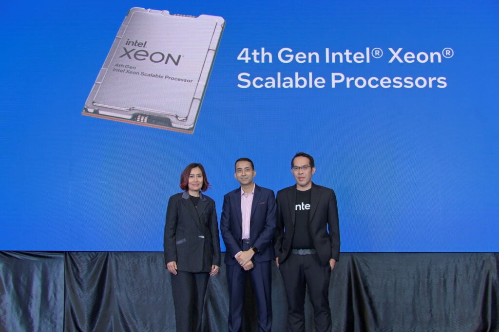 อินเทลโชว์ขุมพลัง Intel® Core™ เจนเนอเรชัน 13 สำหรับโน้ตบุ๊ก พร้อม Intel® Xeon® เจนเนอเรชัน 4 ตอบโจทย์ผู้ใช้และองค์กรธุรกิจในไทย 4 Intel Executive at the launch of 4th Gen Intel Xeon Scalable Processor