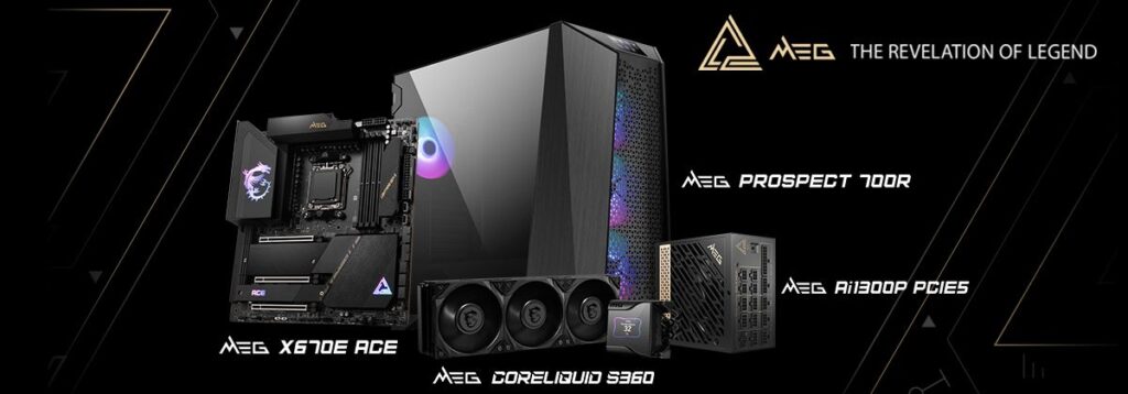 MSI แนะนำที่สุดของอุปกรณ์เกมมิ่งพีซี 2023 ด้วยผลิตภัณฑ์ยอดนิยมจากตระกูล AMD Ryzen 9 7950X3D และ AMD Ryzen 5 7600X 2 x670E ACE