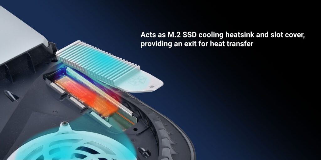 SILVERSTONE เปิดตัว TP06 PS5 M.2 SSD HEATSINK COVER ตัวช่วยเสริมสำหรับสาวก PlayStation 5 2 Pr Silver TP06 1