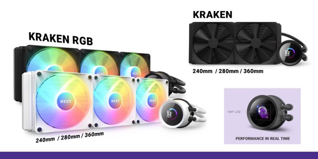 pr nzxt kraken ประกอบ4 ขนาดปานกลาง
