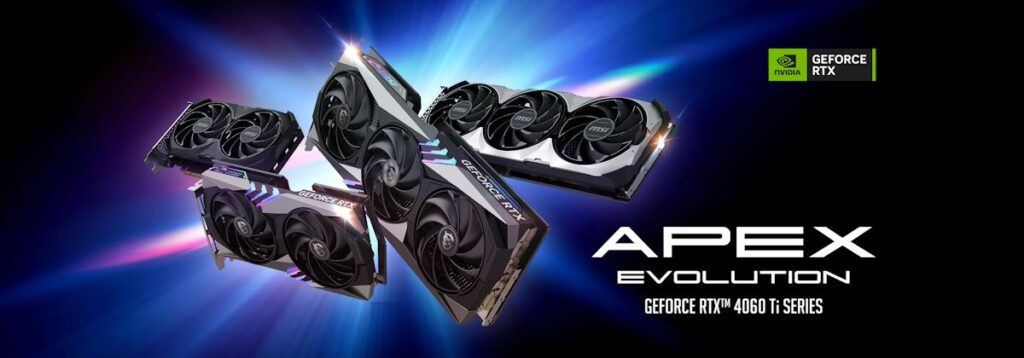 MSI เปิดตัวผลิตภัณฑ์ใหม่และเทคโนโลยีล้ำสมัยที่งาน COMPUTEX 2023 6 GeForce RTX 4060 Ti