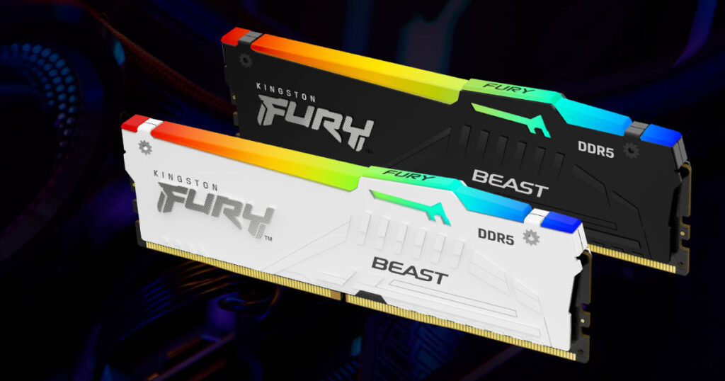 Kingston FURY เปิดตัวแรม DDR5 ดีไซน์ใหม่ FURY Renegade และ FURY Beast 2 Kingston DDR5 new design