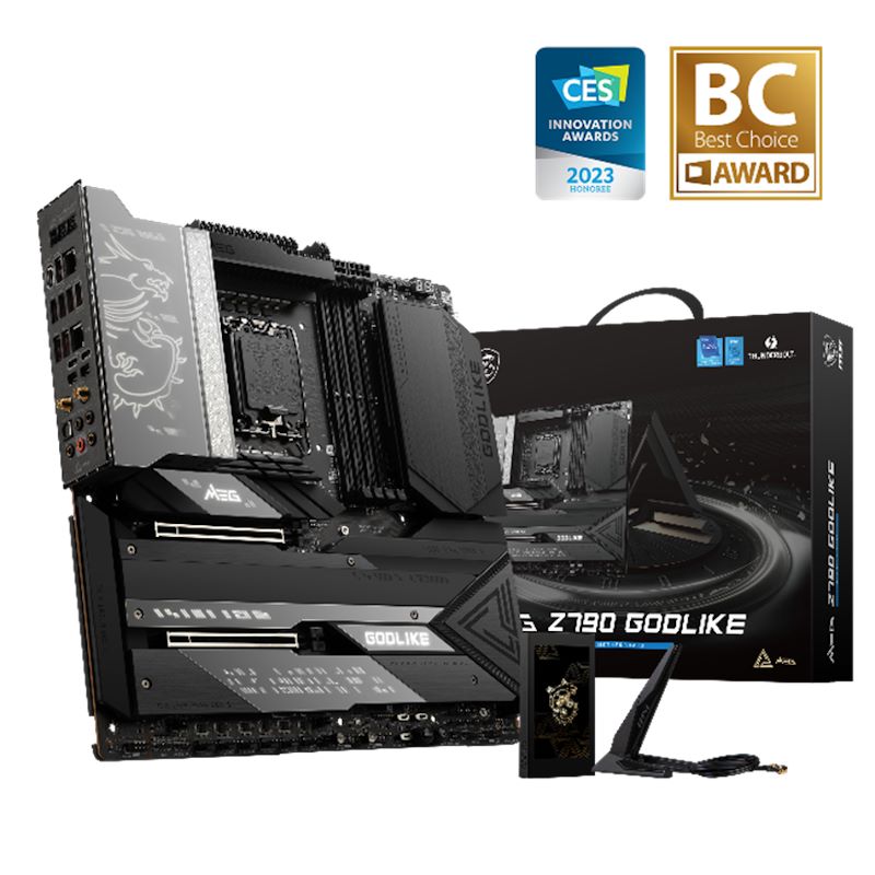 MSI เปิดตัวผลิตภัณฑ์ใหม่และเทคโนโลยีล้ำสมัยที่งาน COMPUTEX 2023 2 MSI MEG Z790 GODLIKE