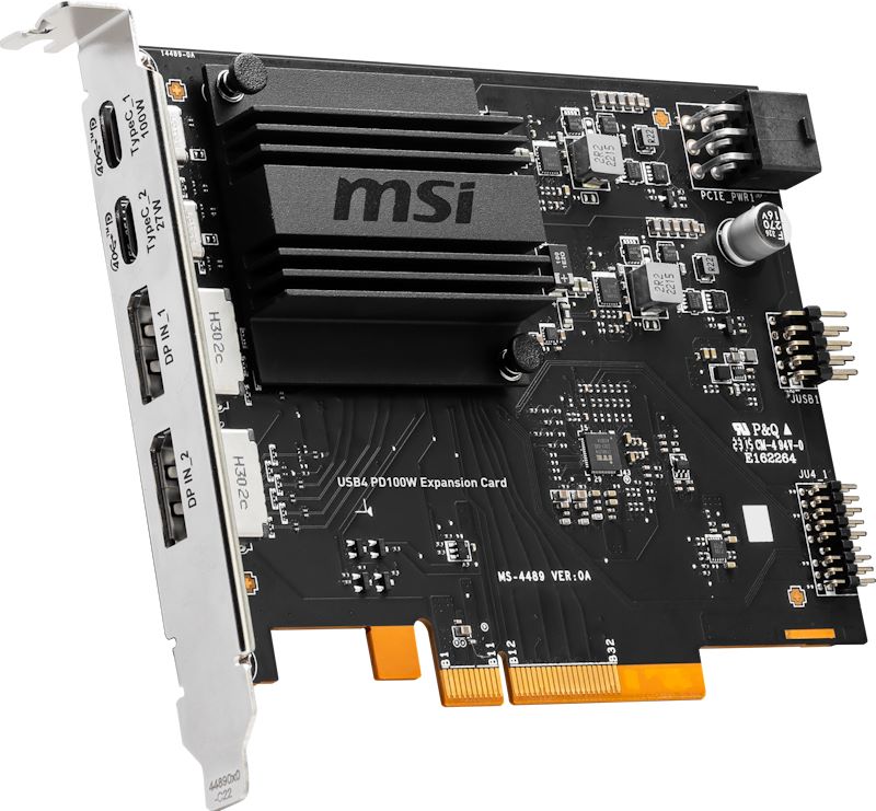 MSI เปิดตัวผลิตภัณฑ์ใหม่และเทคโนโลยีล้ำสมัยที่งาน COMPUTEX 2023 5 msi usb4 pd100w expansion card 3d3