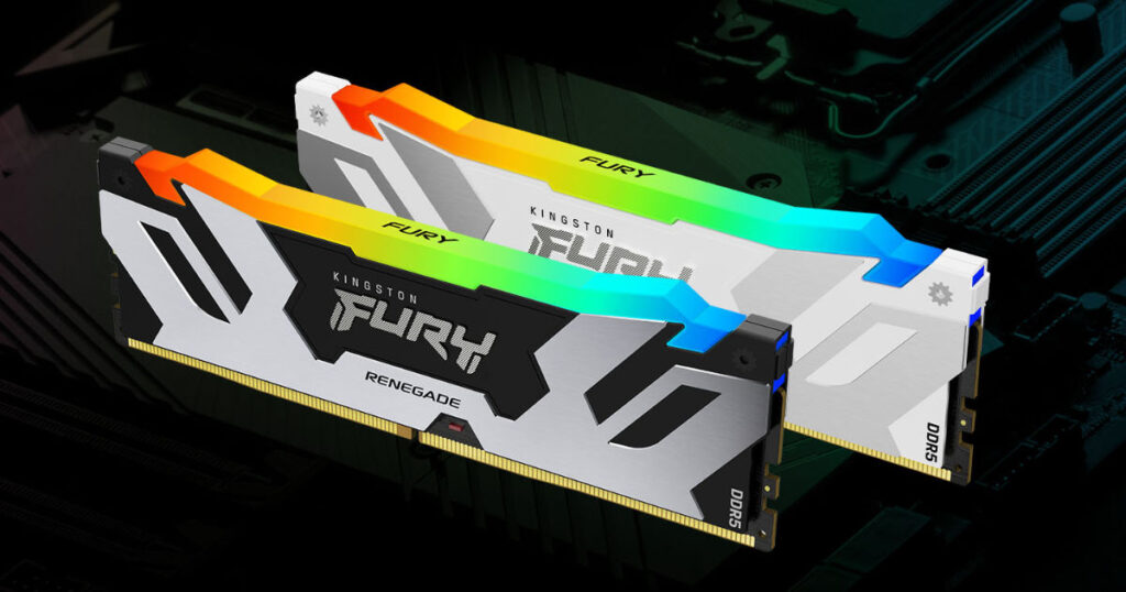 Kingston FURY เปิดตัวแรม DDR5 ดีไซน์ใหม่ FURY Renegade และ FURY Beast 3 renegade ddr5 rgb white
